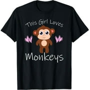 Monkey Mama Tee - Playful Women's Crewneck T-Shirt