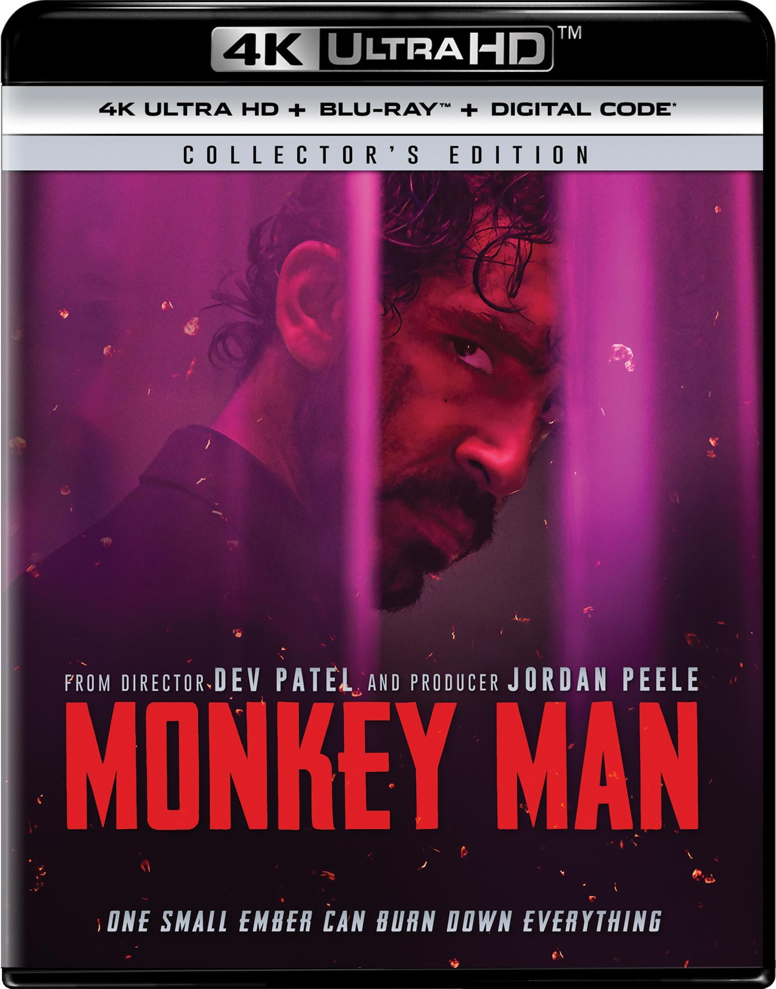 Monkey Man (4K Ultra HD + Blu-ray + Digital Copy), Universal