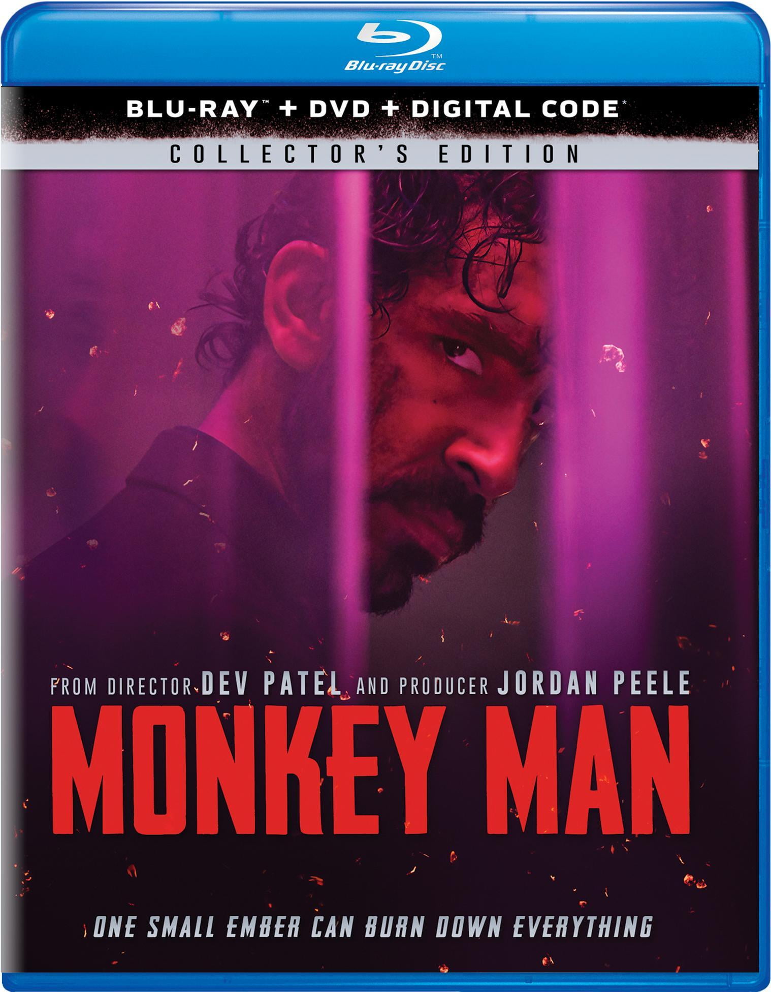 Monkey Man Collector's Edition Blu-ray + DVD + Digital Code