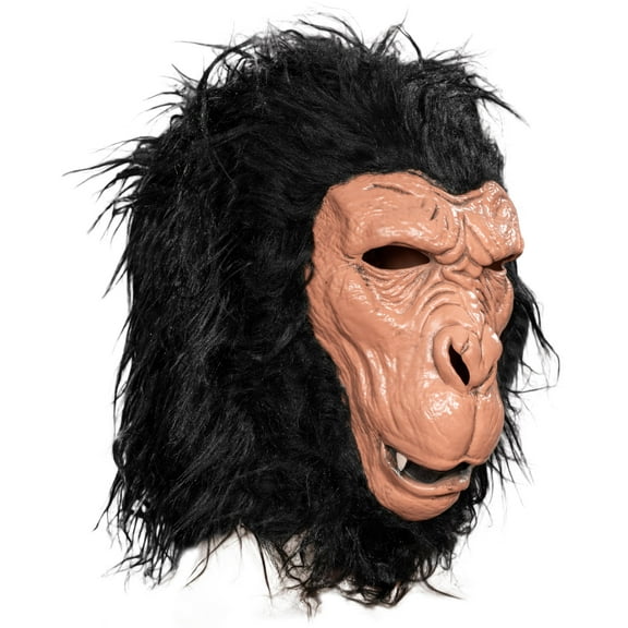 Monkey Mask Full Man Head Party Animal Halloween Costume Cosplay