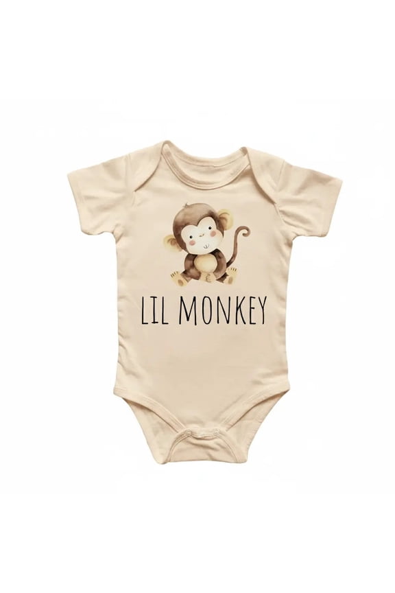 Monkey Newborn Baby Bodysuit