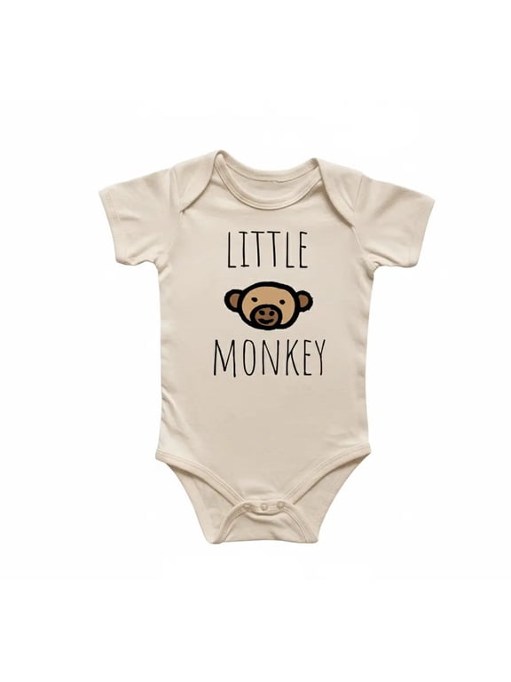 Monkey Newborn Baby Bodysuit