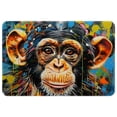 thumbnail image 1 of Monkey Non-Slip Polyester Door Rug Chair Mat Kitchen Rugs, Machine Washable, 1 of 6