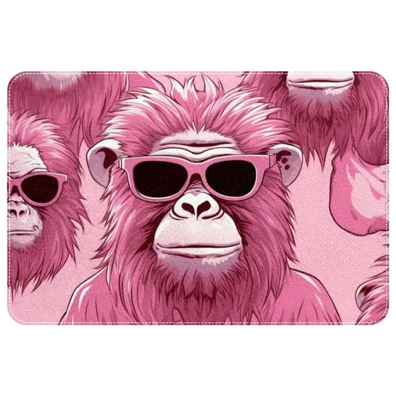 Monkey Non-Slip Polyester Kitchen Mat Door Rugs Indoor Rug, Machine Washable