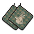 thumbnail image 1 of Monkey Pair of Pot Holders, 1 of 2