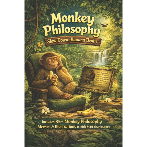 Monkey Philosophy: Slow Down, Banana Brain Life Lessons, Mindfulness, and Humour from Viral Monkey Memes: A Funny Mindfu, (Paperback)