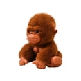 thumbnail image 1 of Monkey Plush , 8 Inch Soft Stuffed Animal, Cuddly Companion Doll, Perfect Birthday Gift, Home Decor, Brown, 1 of 5