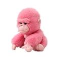 thumbnail image 1 of Monkey Plush , 8 Inch Soft Stuffed Animal, Cuddly Companion Doll, Perfect Birthday Gift, Home Decor, Pink, 1 of 5