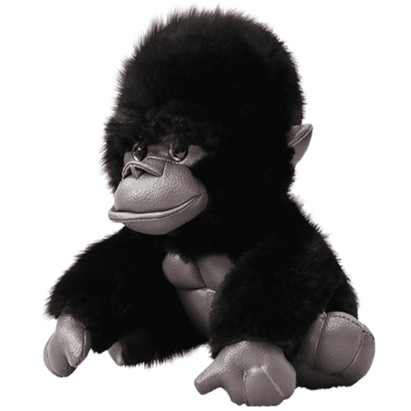 Monkey Plush , 8 Inch Soft Stuffed Animal, Cuddly Companion Doll, Perfect Birthday Gift,home Decor, 1Pcs Black