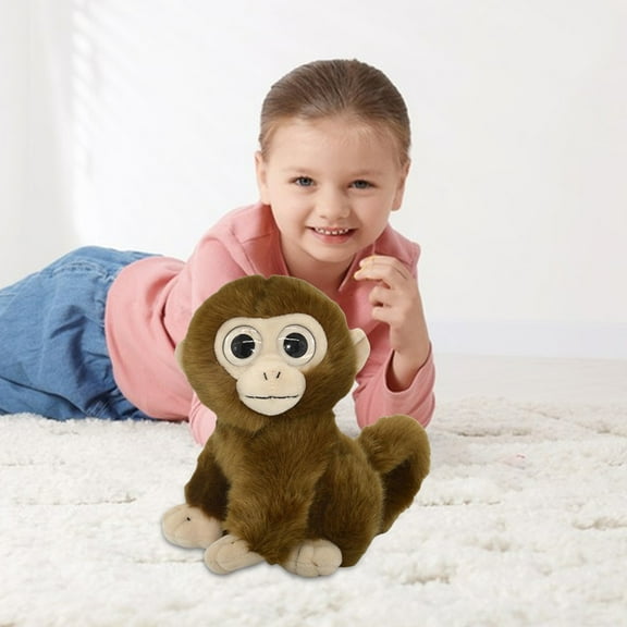 Monkey Plush Doll Toy Bed Ornament Birthday Boys Girls Christmas Halloween Present