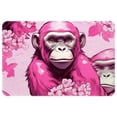 thumbnail image 1 of Monkey Polyester Non-Slip Indoor Carpet Kitchen Mat - Machine Washable Door Rug Chair Mat, 1 of 6