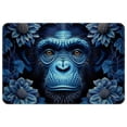 thumbnail image 1 of Monkey Polyester Non-Slip Indoor Carpet Kitchen Mat - Machine Washable Door Rug Chair Mat, 1 of 6