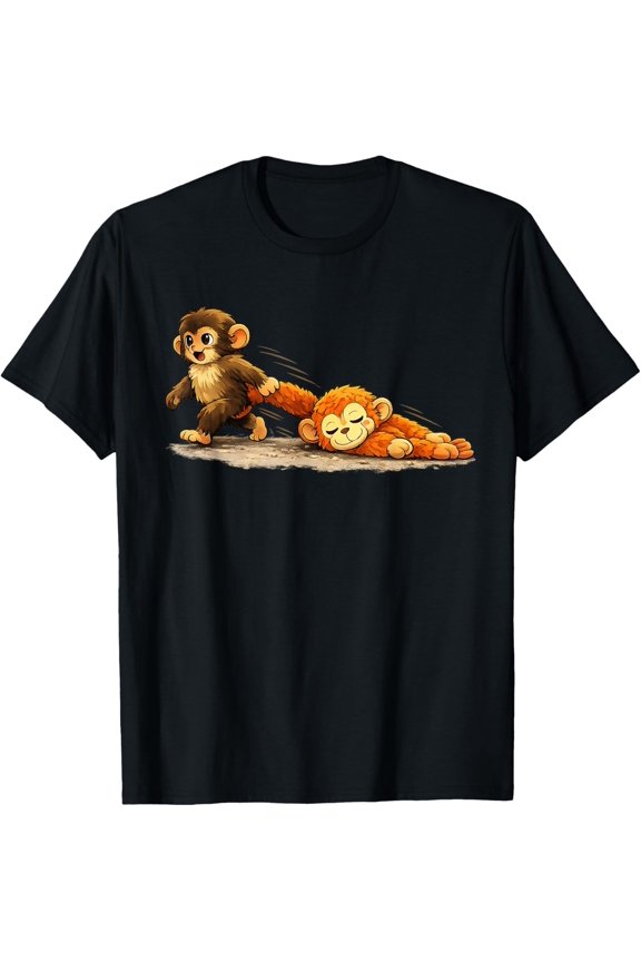 Monkey Punch Baby Graphic Little Punch Big Love T-Shirt