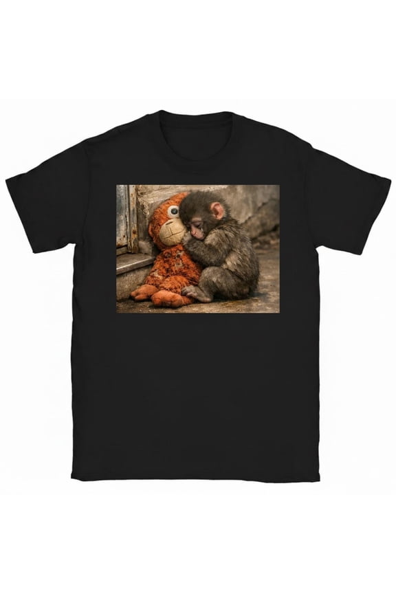 Monkey Punch Shirt, Monkey Punch Graphic Tee, Animal Lover Mother Gift, Mothers Day T-Shirt, Viral Mama Gift Idea, Cozy Mom