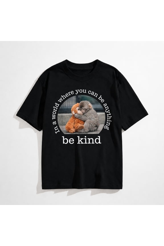 Monkey Punch in the World Where You can be Anything Be Kind T-Shirt