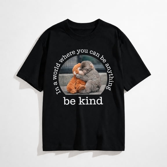 Monkey Punch in the World Where You can be Anything Be Kind T-Shirt
