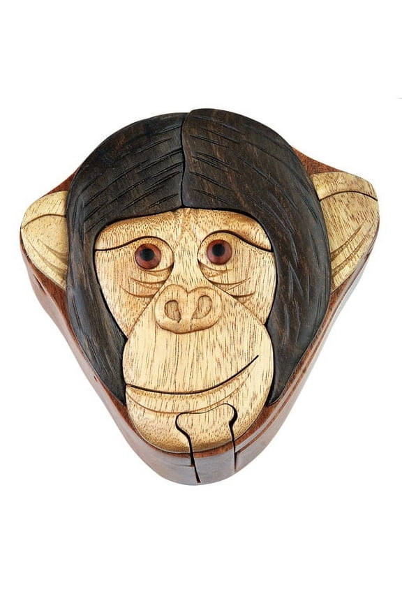 Monkey - Secret Wooden Puzzle Box