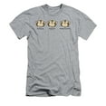 thumbnail image 1 of Monkey See Monkey Do Monkey Throw Poo Funny Adult Slim T-Shirt Tee, 1 of 1