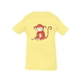thumbnail image 1 of Monkey Sitting T-Shirt Infant -Image by Shutterstock,  12 Months, 1 of 4