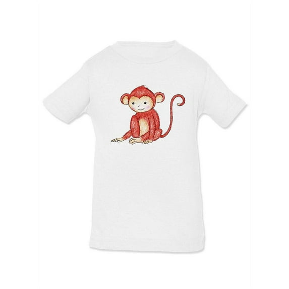 Monkey Sitting T-Shirt Infant -Image by Shutterstock, 12 Months