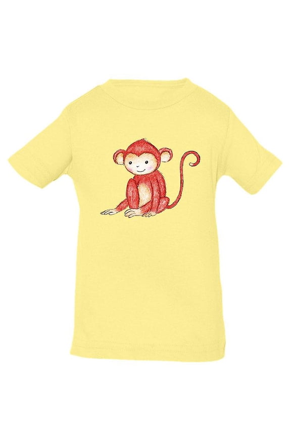 Monkey Sitting T-Shirt Infant -Image by Shutterstock, 24 Months