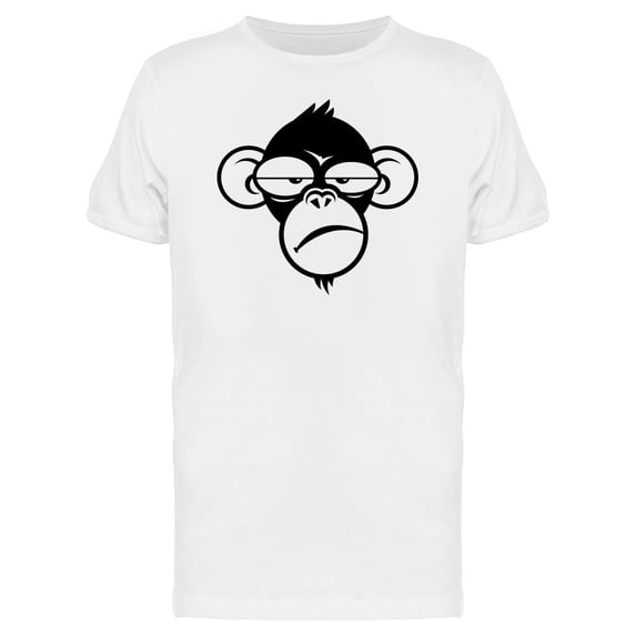 Monkey Sleepy Face Logo Tee Men's -Image by Shutterstock