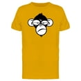 thumbnail image 1 of Monkey Sleepy Face Logo T-Shirt Men -Image by Shutterstock, Male x-Large, 1 of 2