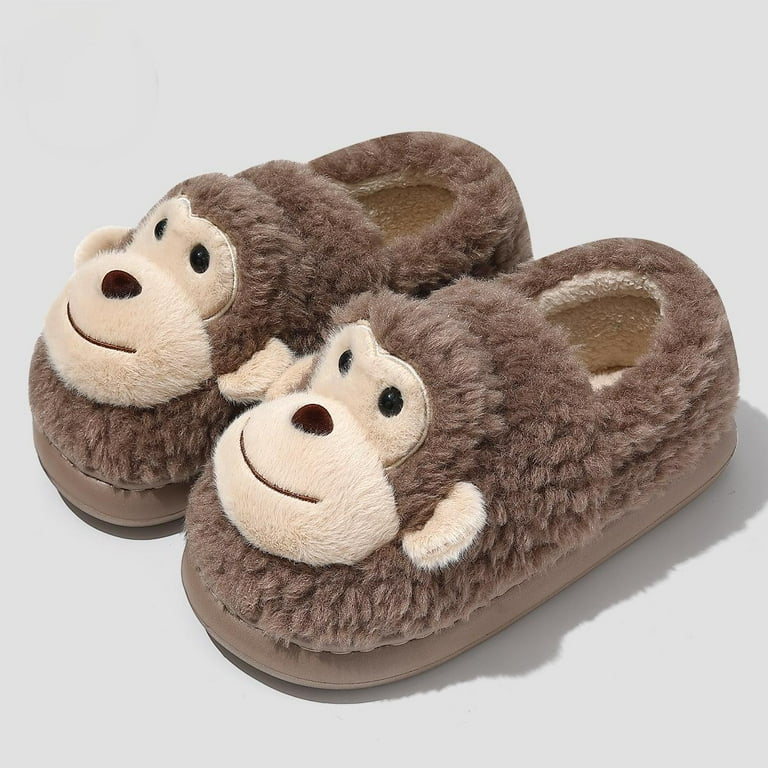 Monkey Slippers, Funky Monkey Shoes for Men and Women, Cute  display picture 2