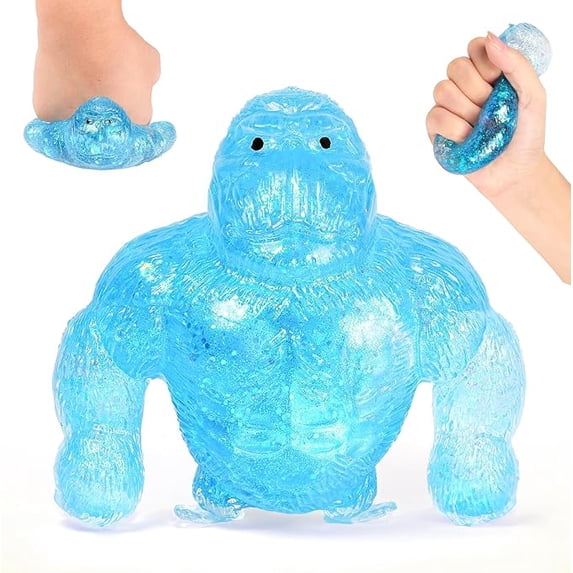 Monkey Squishy Fidget Toys for Adults Kids Stress Balls Squeeze Stress Ball Sensory Fidget Toys Stress Relief Gifts Party Favors Easter Basket Stuffers Autism ADHD Autistic Children Focus Toys