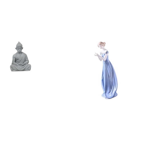 Monkey Statue Buddha Figurine Girl Sculpture Ceramic Material for Office Shelf Desk Living Room Decor