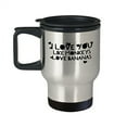 thumbnail image 1 of Monkey Travel Mug - I Love You Like Bananas - Gift for Animal Lover - 14 oz Stainless Steel Coffee Cup, 1 of 4