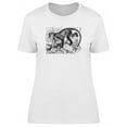 thumbnail image 1 of Monkey Vintage Design T-Shirt Women -Image by Shutterstock, Female Large, 1 of 2