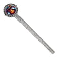 thumbnail image 1 of Monkey Vintage Silver Lace-Edged Bookmark: a Gift for Readers and Book Lovers, 1 of 5