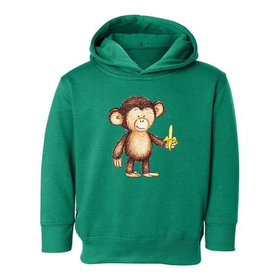 Monkey With A Banana Hoodie Toddler -Image by Shutterstock, 4 Toddler