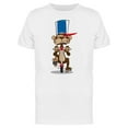 thumbnail image 1 of Monkey With Hat Rides A Bicycle T-Shirt Men -Image by Shutterstock, Male x-Large, 1 of 2