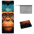 thumbnail image 1 of Monkey Yoga Towel with Storage Bag, 72.8"x26.8" - Suitable for Yoga, Pilates, Fitness, Gym Towels, 1 of 6