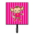 thumbnail image 1 of Monkey on Pink Stripes Leash or Key Holder, 1 of 1