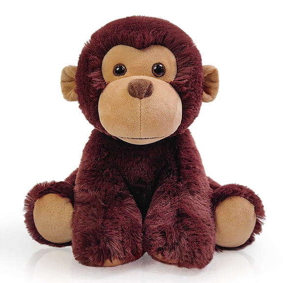 Monkey plush animal toys, soft huggable monkey plush toys, cute animal gifts and toys for boys and girls - 8.5 inches