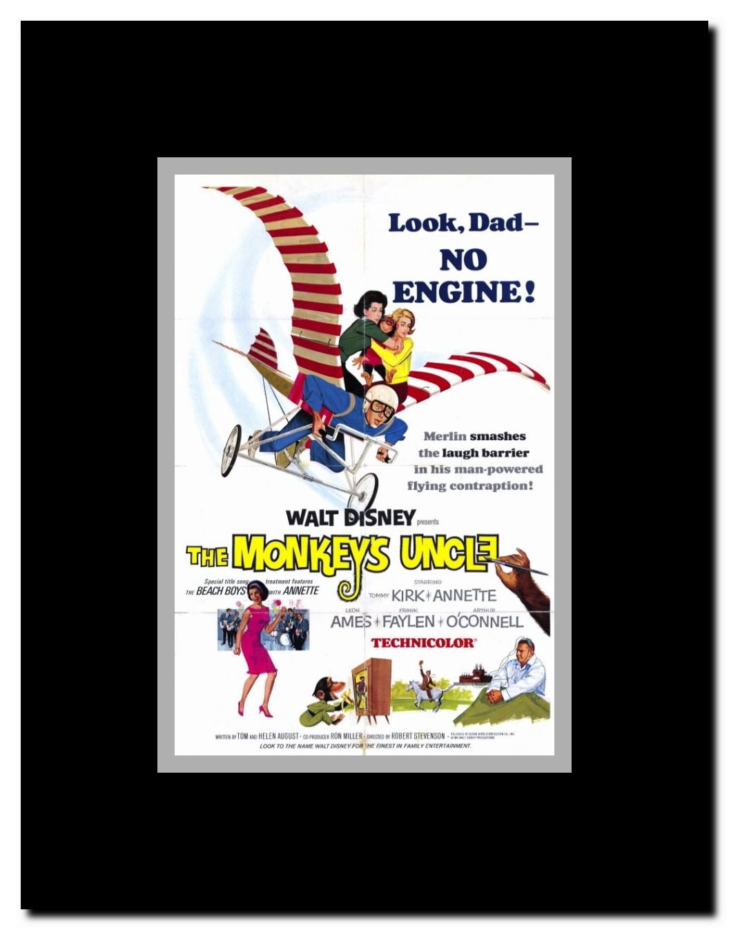 Monkey's Uncle Framed Movie Poster