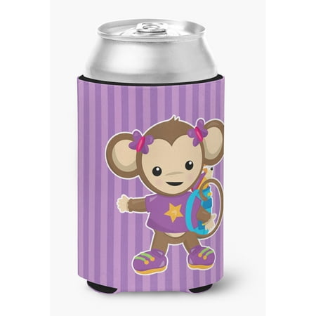 Monkey with Backpack Can or Bottle Hugger