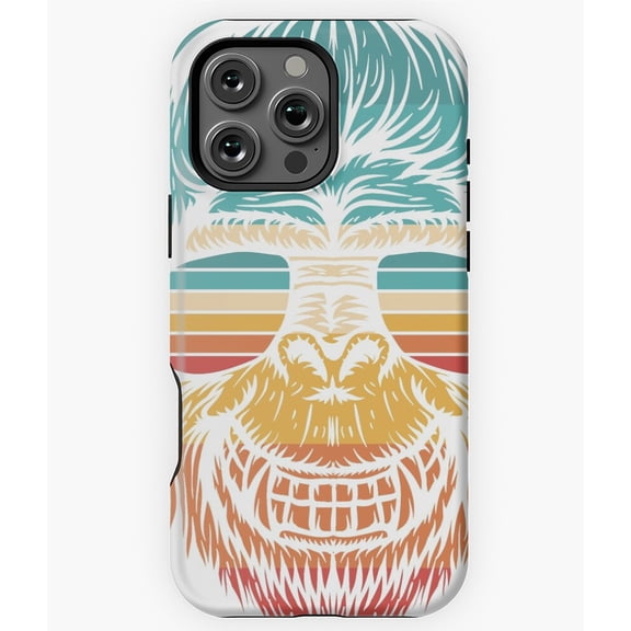 Monkey with Headphones Music DJ Ape Phone Case for iPhone 16 15 14 13 12 11 Pro Max