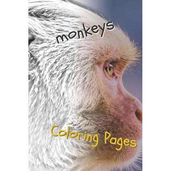 Monkeys Coloring Pages: Beautiful Coloring Pages for Adults Relaxation