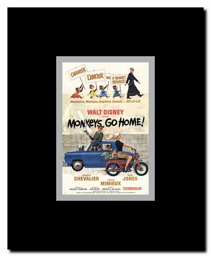Monkeys Go Home Framed Movie Poster