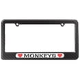 thumbnail image 1 of Monkeys Love with Hearts License Plate Frame, 1 of 1