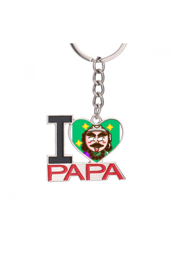 Monks Mythology Novel Keychain Metal Keyring Holder Love PAPA Father