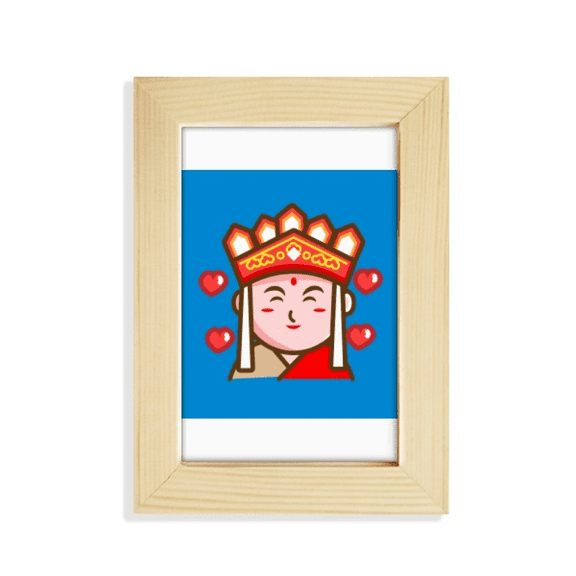 Monks Traveller Reference Desktop Display Photo Frame Picture Art Painting 5x7 inch