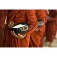 thumbnail image 1 of Monks With Rice Bowls  Inle Lake  Myanmar  Poster Print, 1 of 2