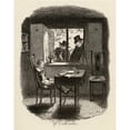thumbnail image 1 of Monks & the Jew. From the Book the Adventures of Oliver Twist by Charles Poster Print - 13 x 16, 1 of 1