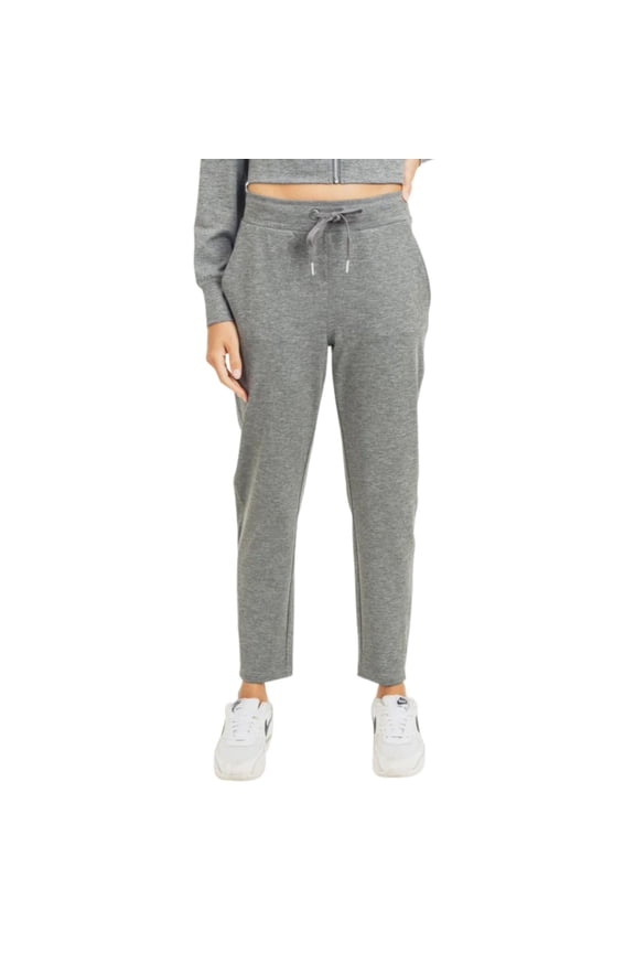 Womens Drew Side Panel Drawstring Waist Jogger Pant, Two Tone Grey (Small)