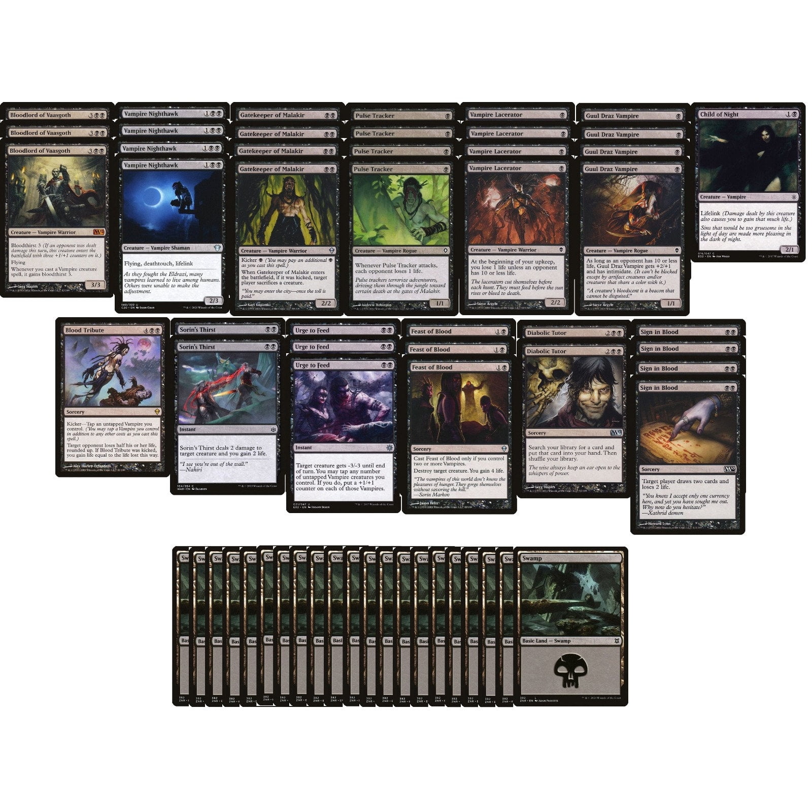Magic Gathering Vampire Deck